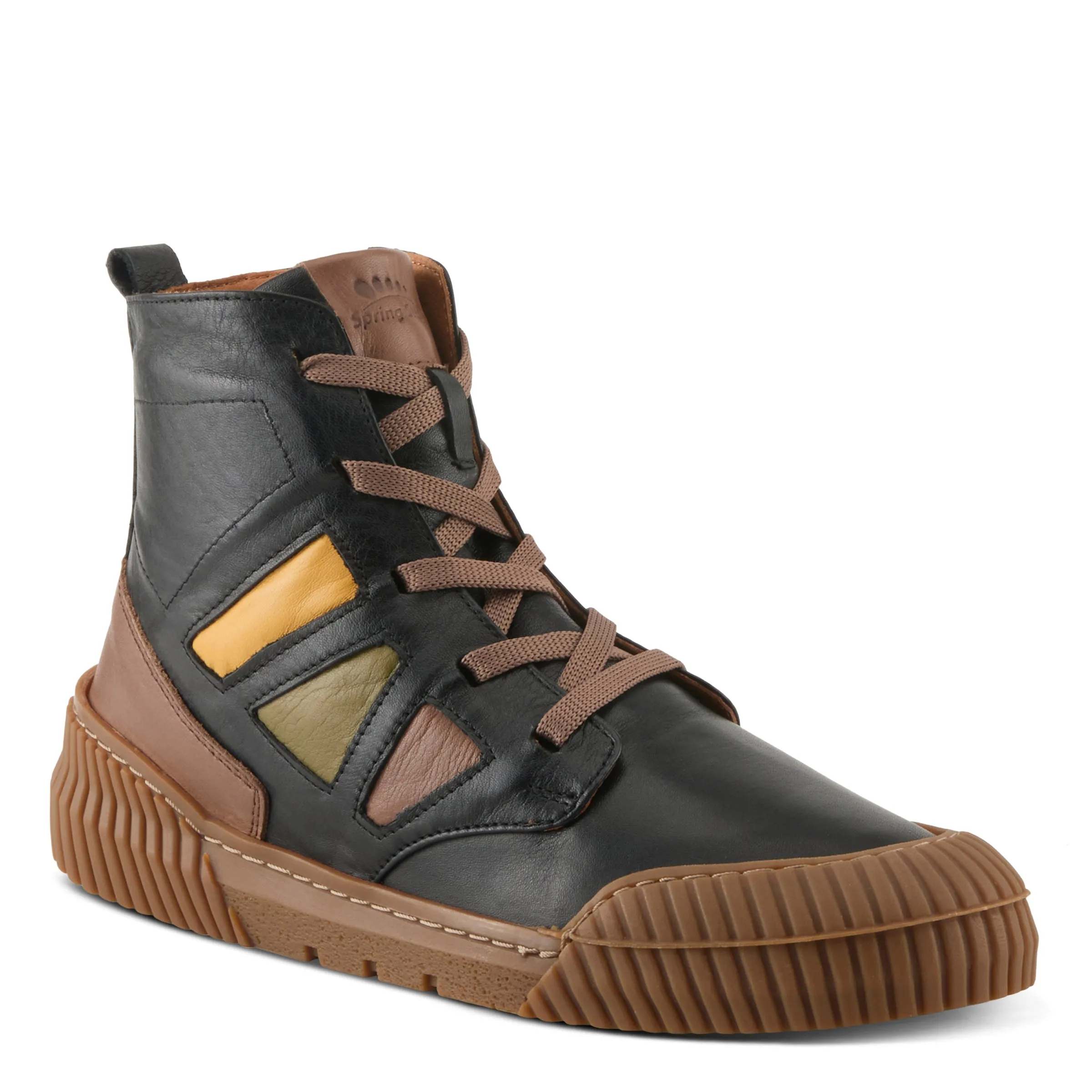 Spring Step Shoes Lizano Women's Luxurious Leather High Top Sneakers