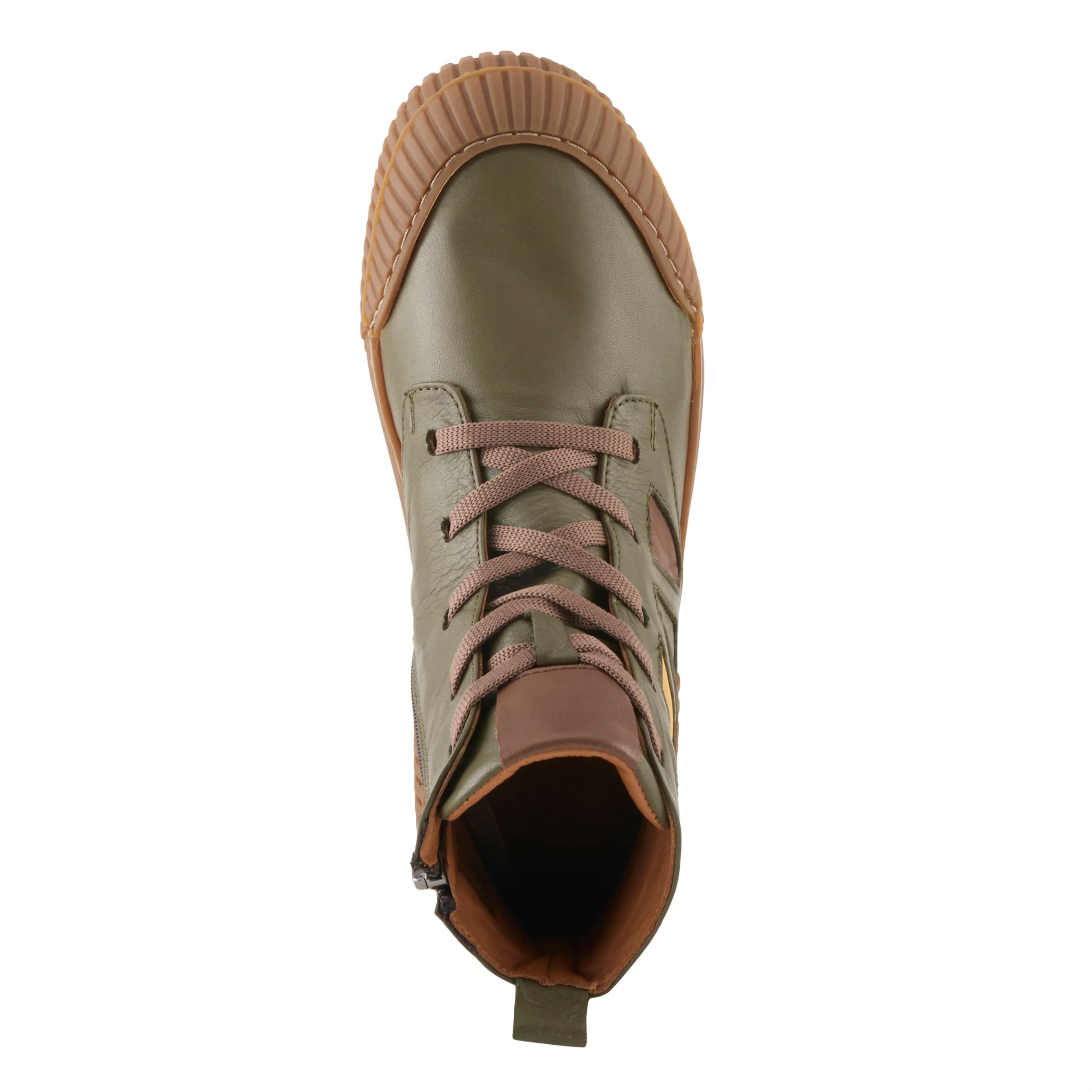 Spring Step Shoes Lizano Women's Luxurious Leather High Top Sneakers