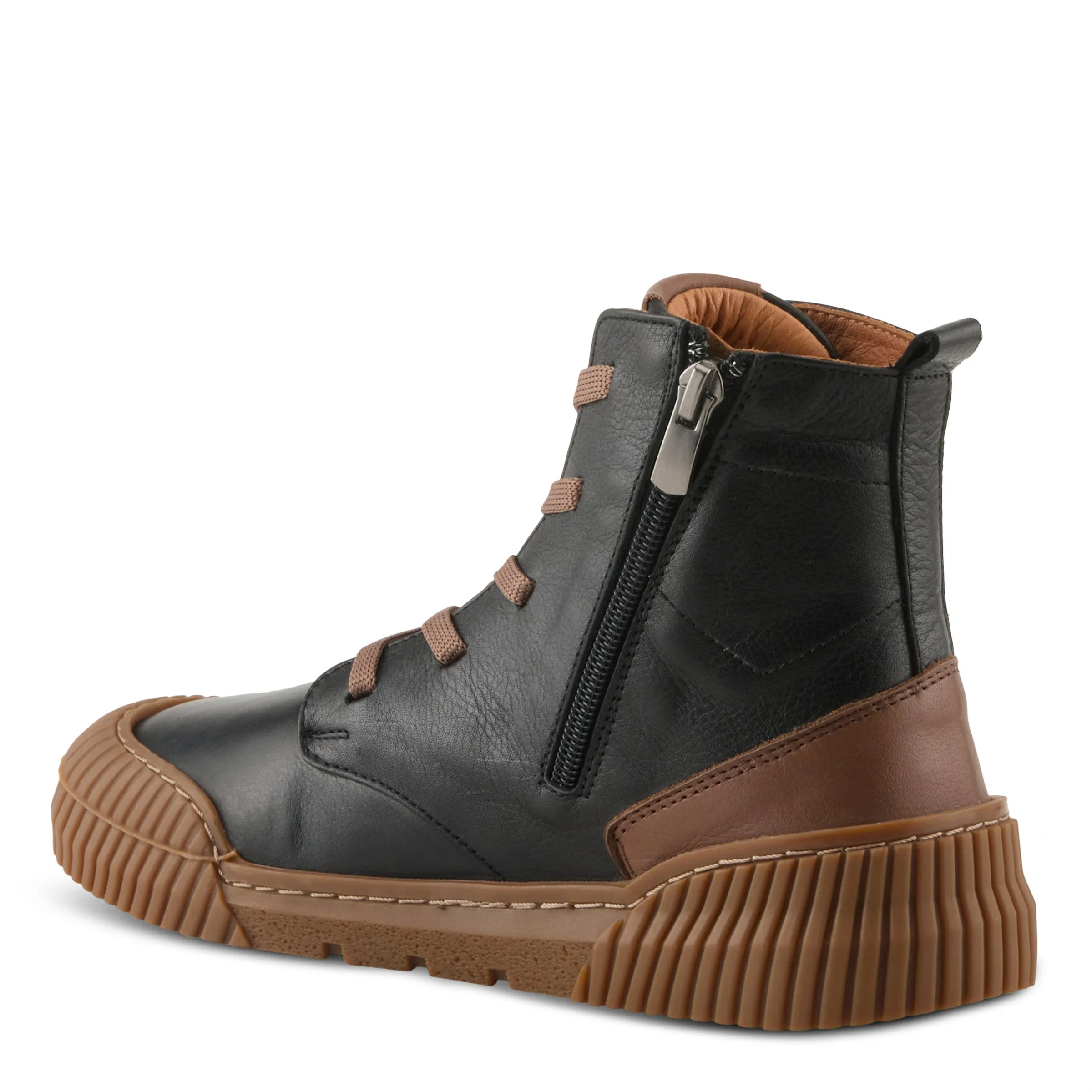 Spring Step Shoes Lizano Women's Luxurious Leather High Top Sneakers
