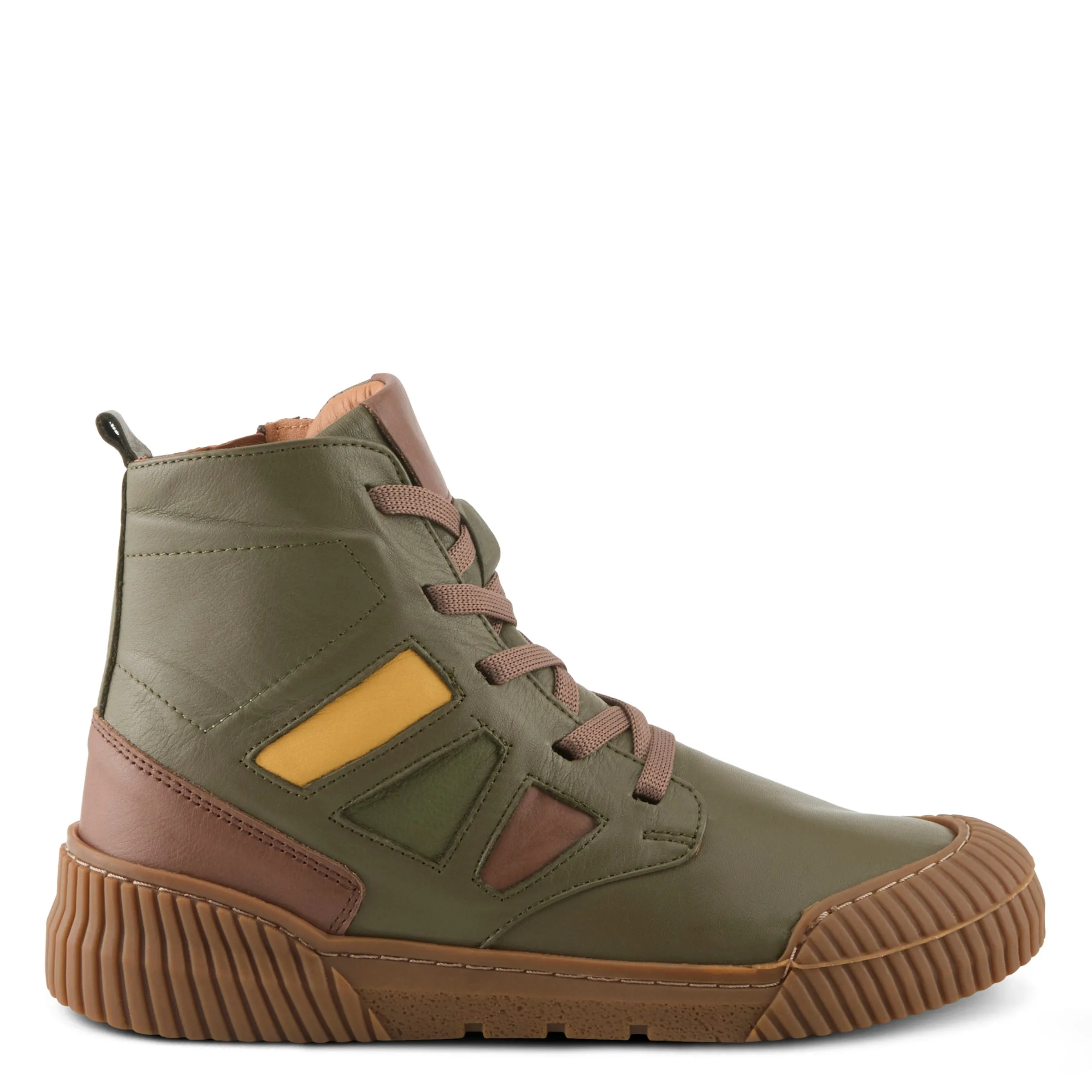 Spring Step Shoes Lizano Women's Luxurious Leather High Top Sneakers