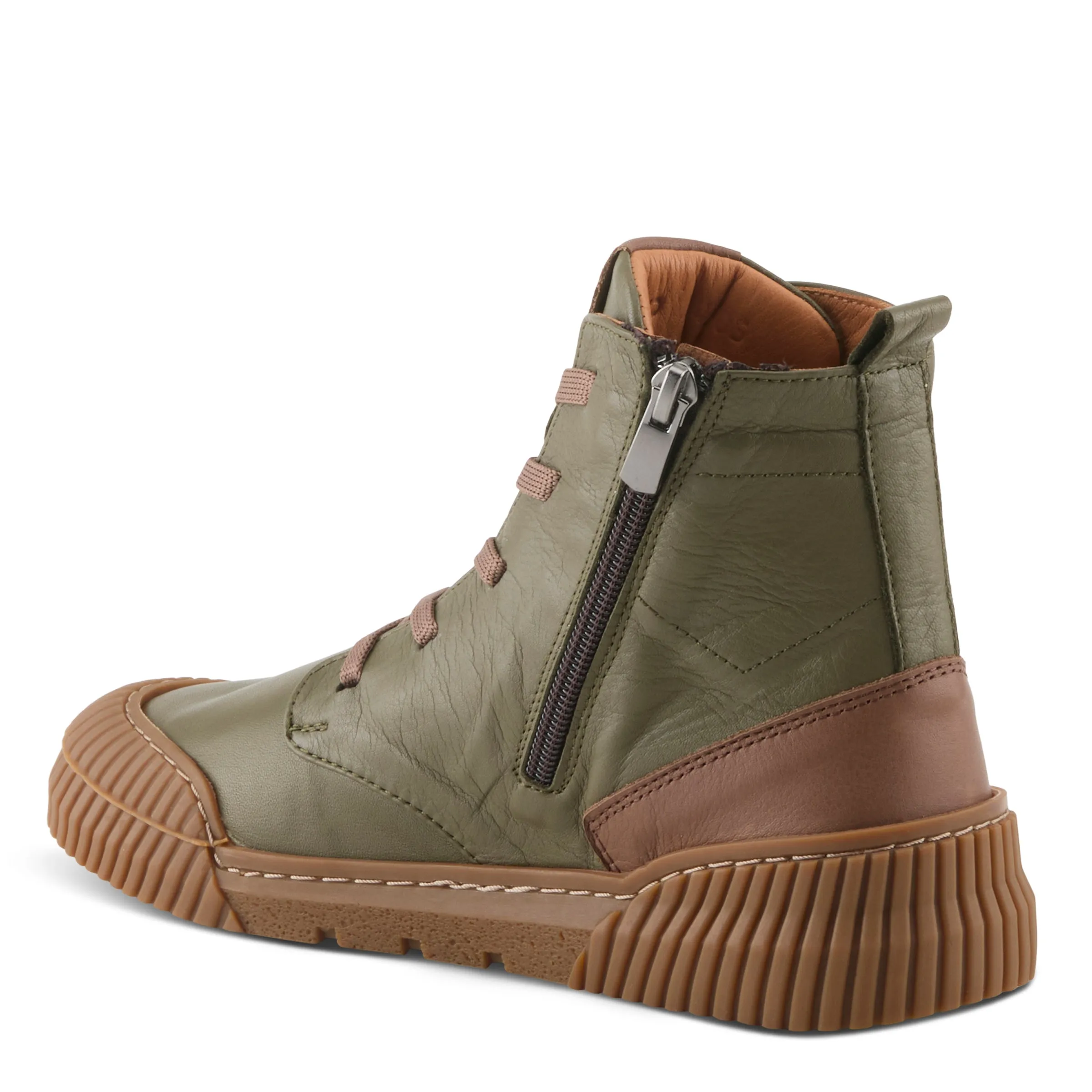 Spring Step Shoes Lizano Women's Luxurious Leather High Top Sneakers