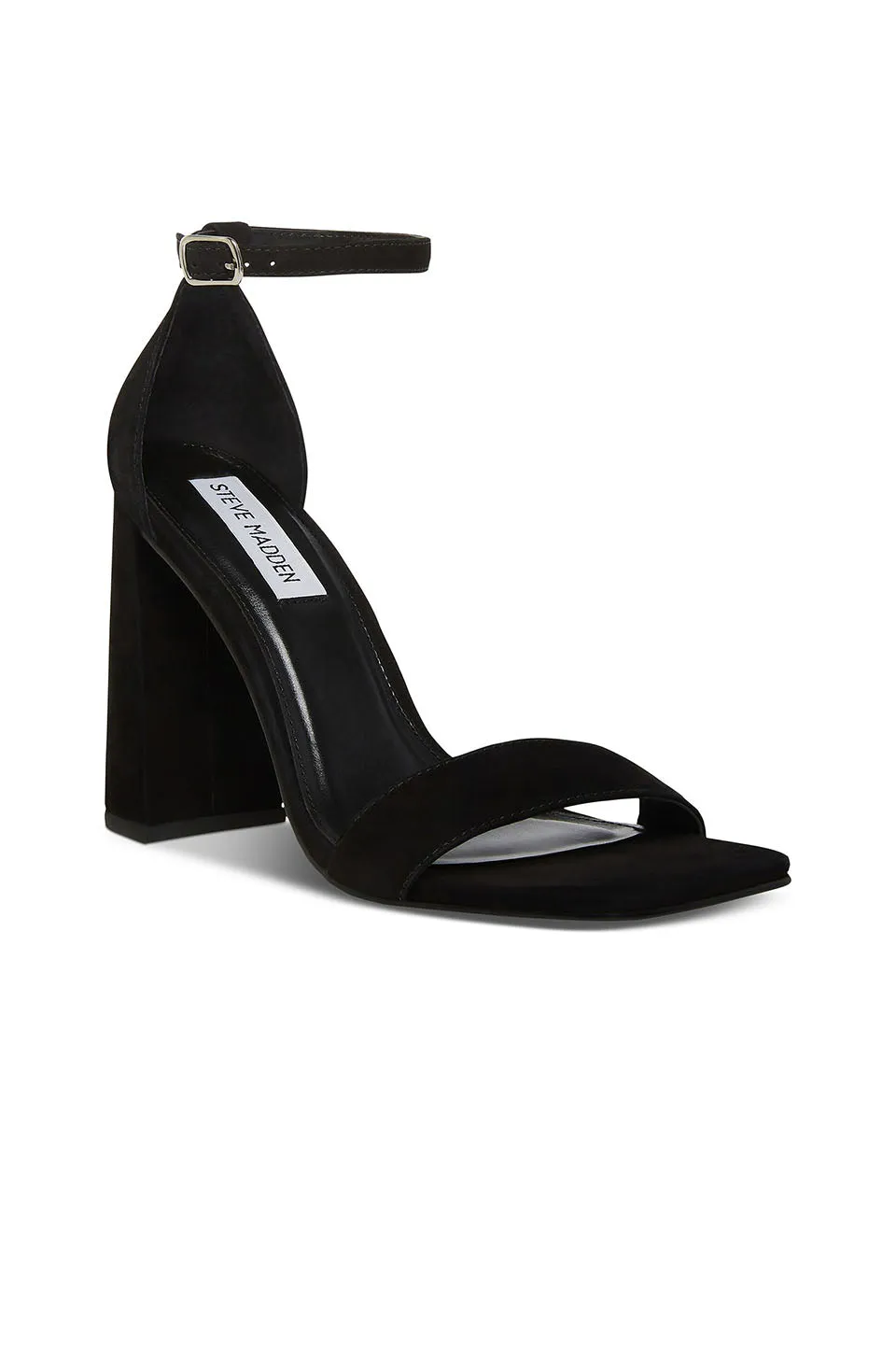 Steve Madden Tiaa Heels In Black Nubuck