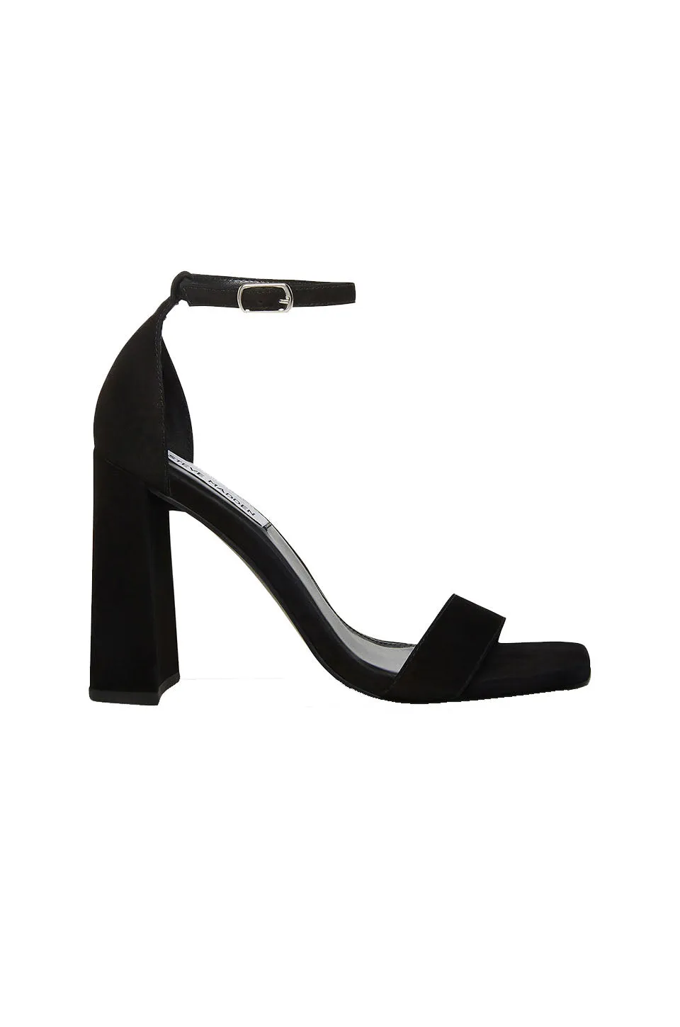 Steve Madden Tiaa Heels In Black Nubuck