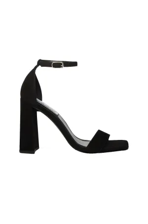 Steve Madden Tiaa Heels In Black Nubuck