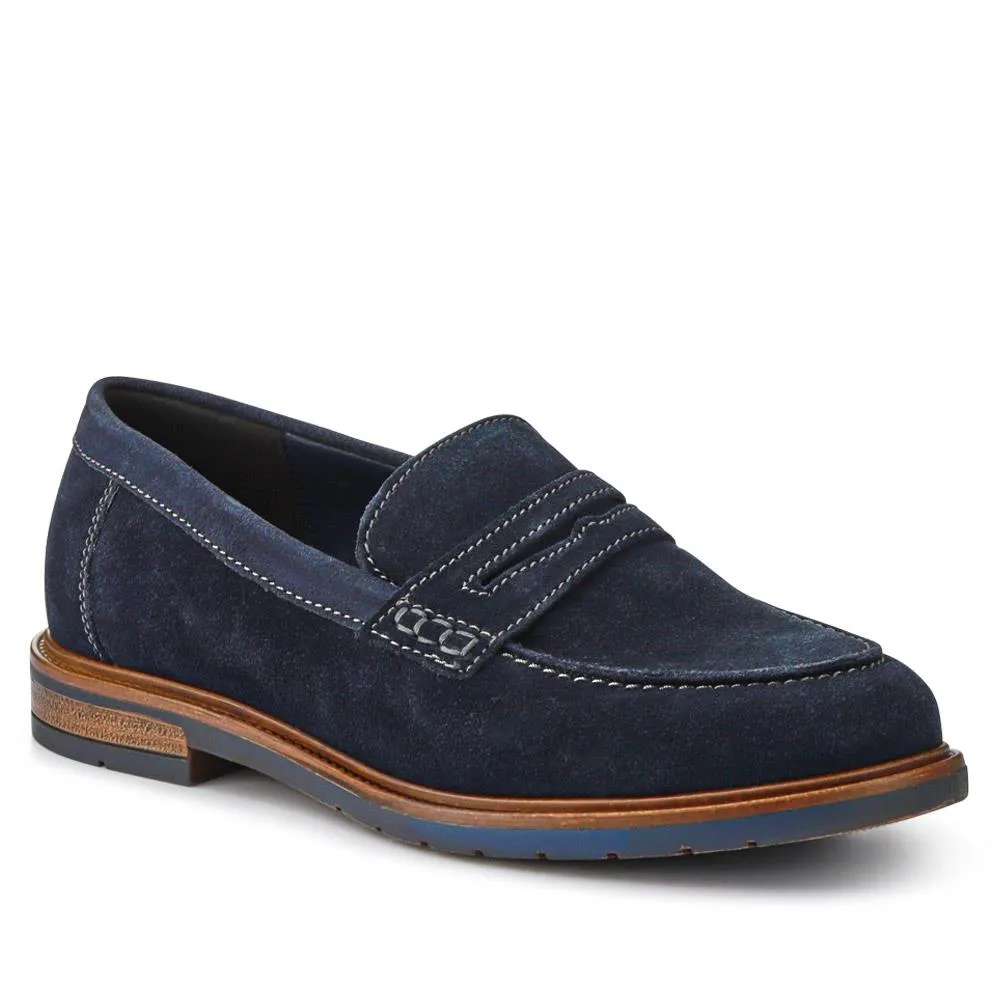 Suede Leather Penny Loafers - ITAR41012 / 327 506