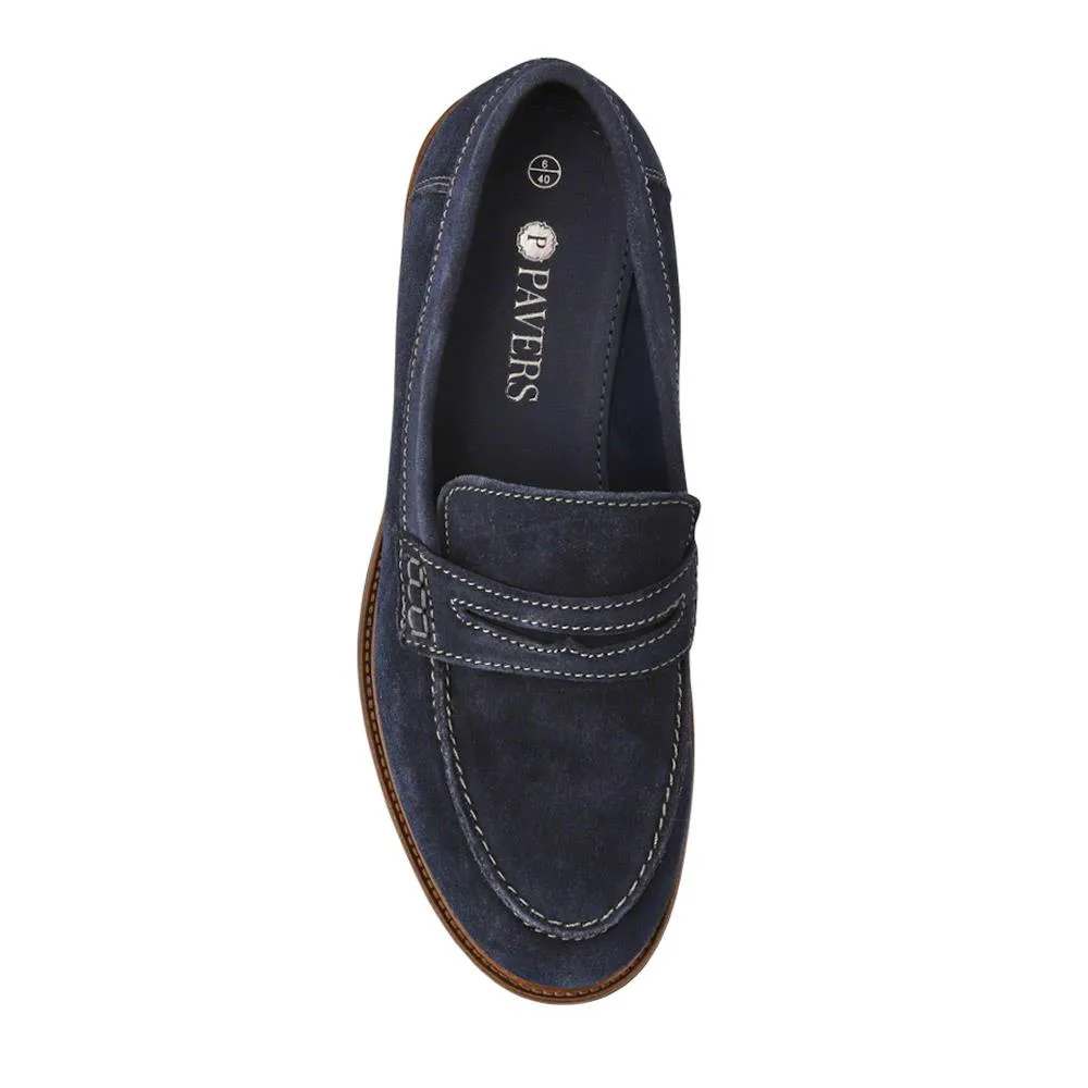 Suede Leather Penny Loafers - ITAR41012 / 327 506