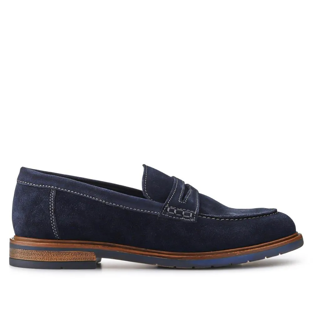 Suede Leather Penny Loafers - ITAR41012 / 327 506