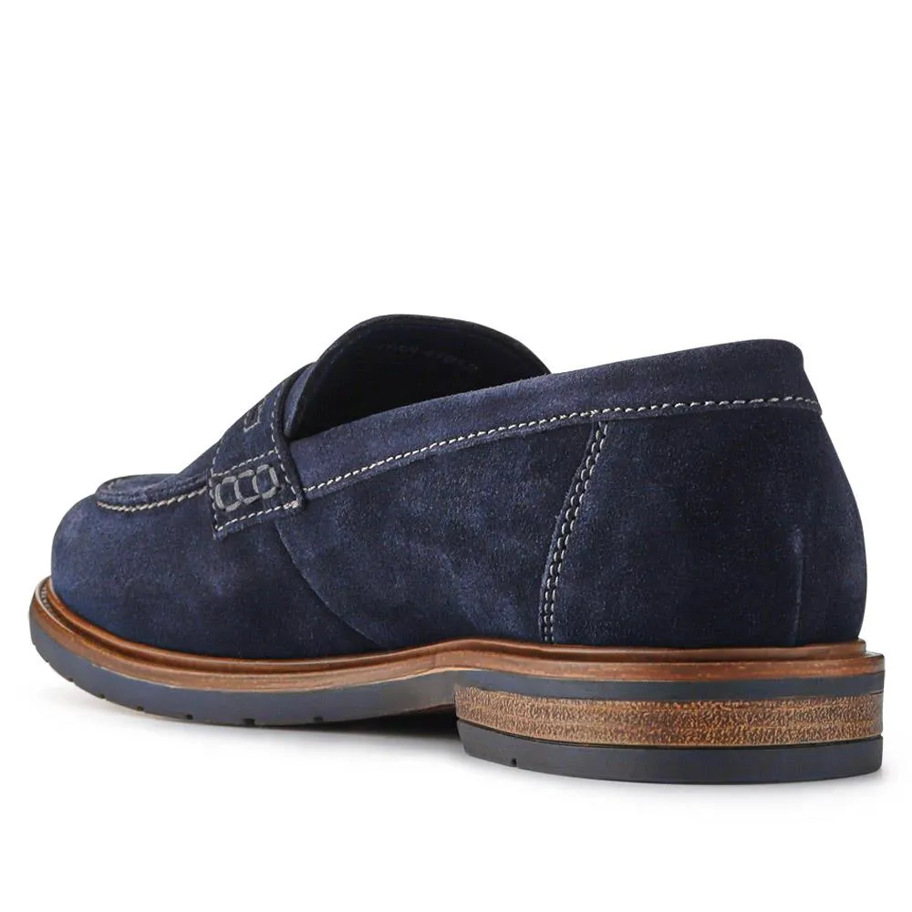 Suede Leather Penny Loafers - ITAR41012 / 327 506