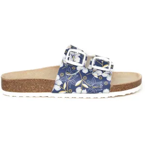 T92: colour 96 - white blue ladies orthotic sandals