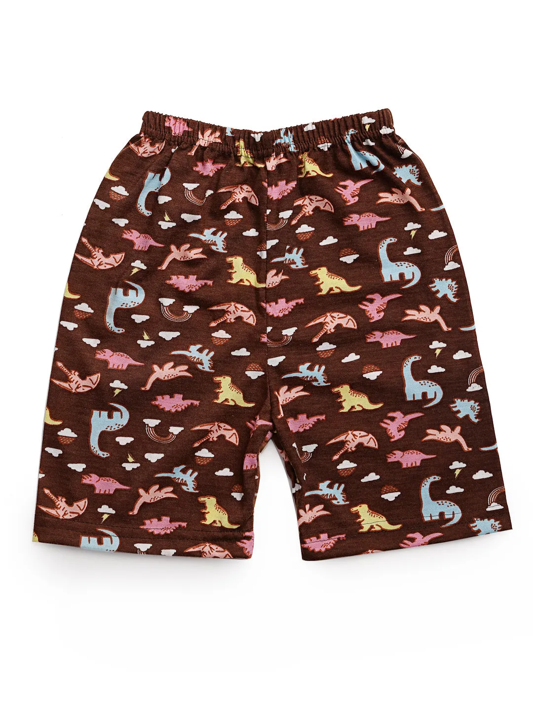 UZARUS 100% Soft Casual Printed KIDS Shorts for Boys and Girls - Regular Fit (Pack of 5)