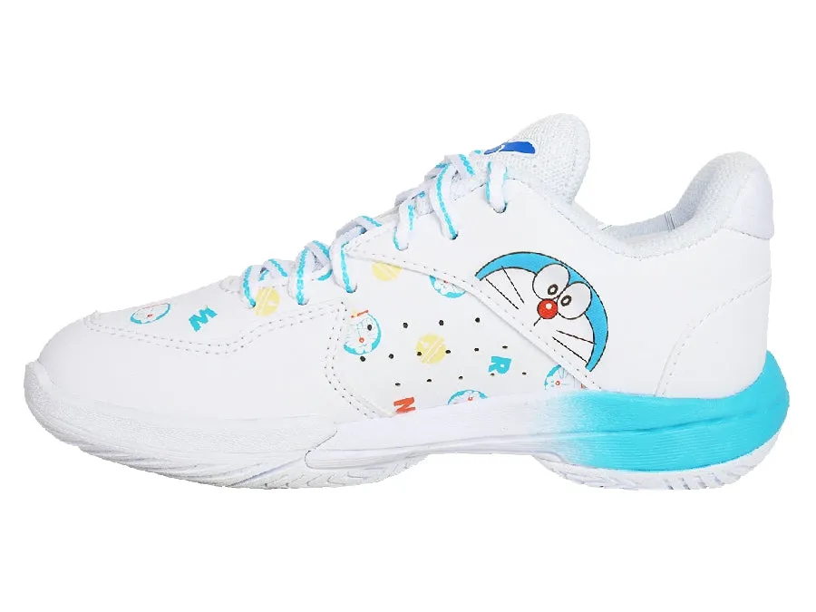 [VICTOR X DORAEMON] P-DRMJR A Bright White Junior Court Shoes