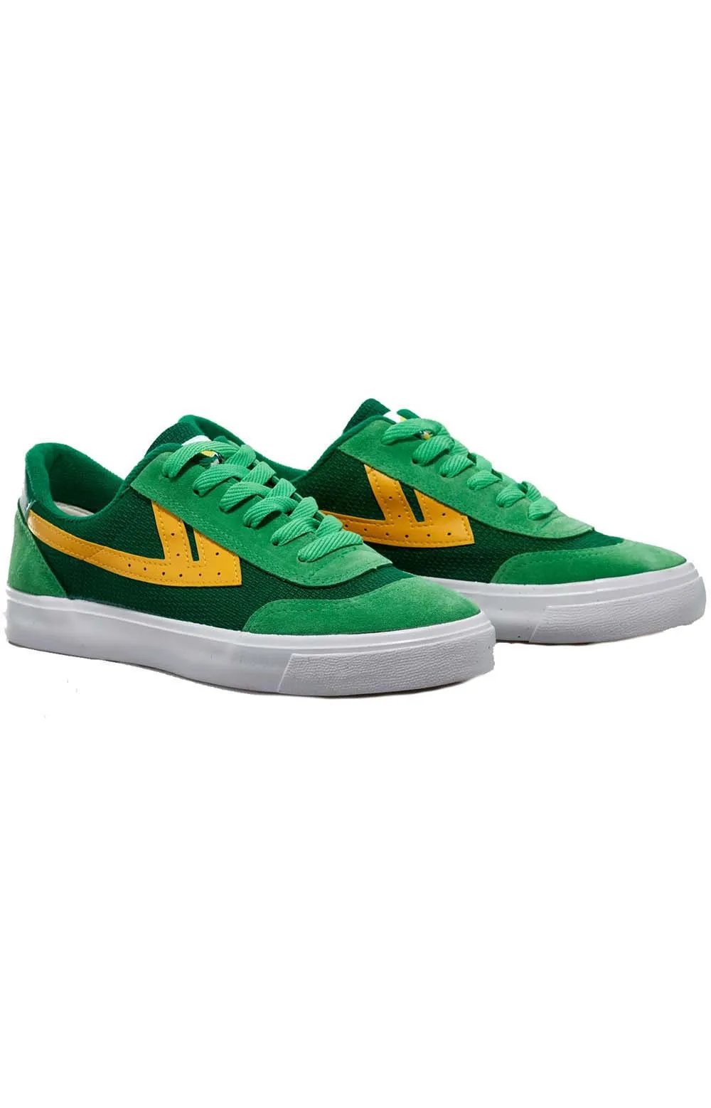 Warrior Shanghai Ace Sneakers Men’s Green Yellow Canvas