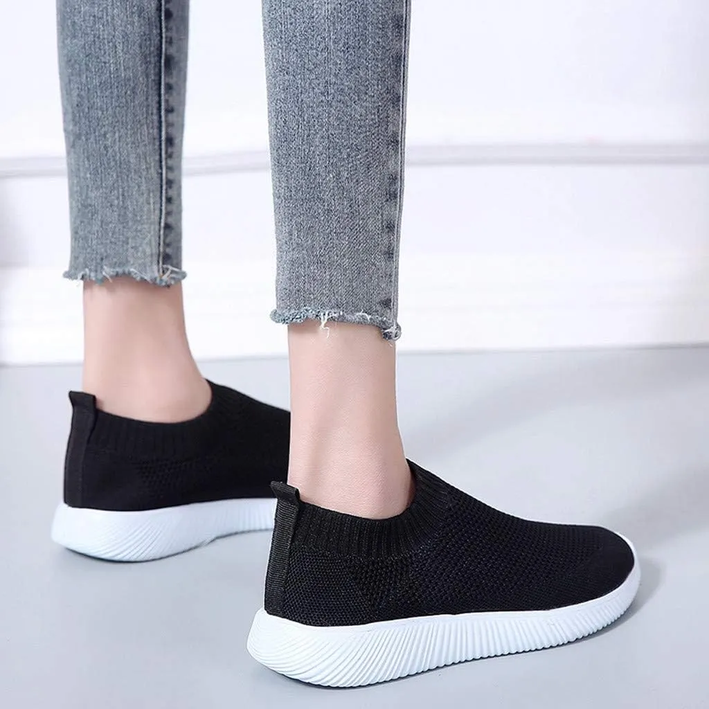Women's Fashion Sneaker Non Slip Breathable Lightweight Comfortable Lace Up Slip On Tennis Shoes Arch Support Loafers Shoes for Women Waterproof Sneakers Women