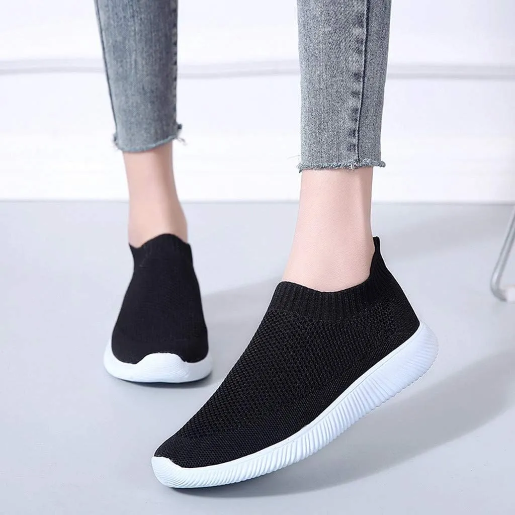 Women's Fashion Sneaker Non Slip Breathable Lightweight Comfortable Lace Up Slip On Tennis Shoes Arch Support Loafers Shoes for Women Waterproof Sneakers Women