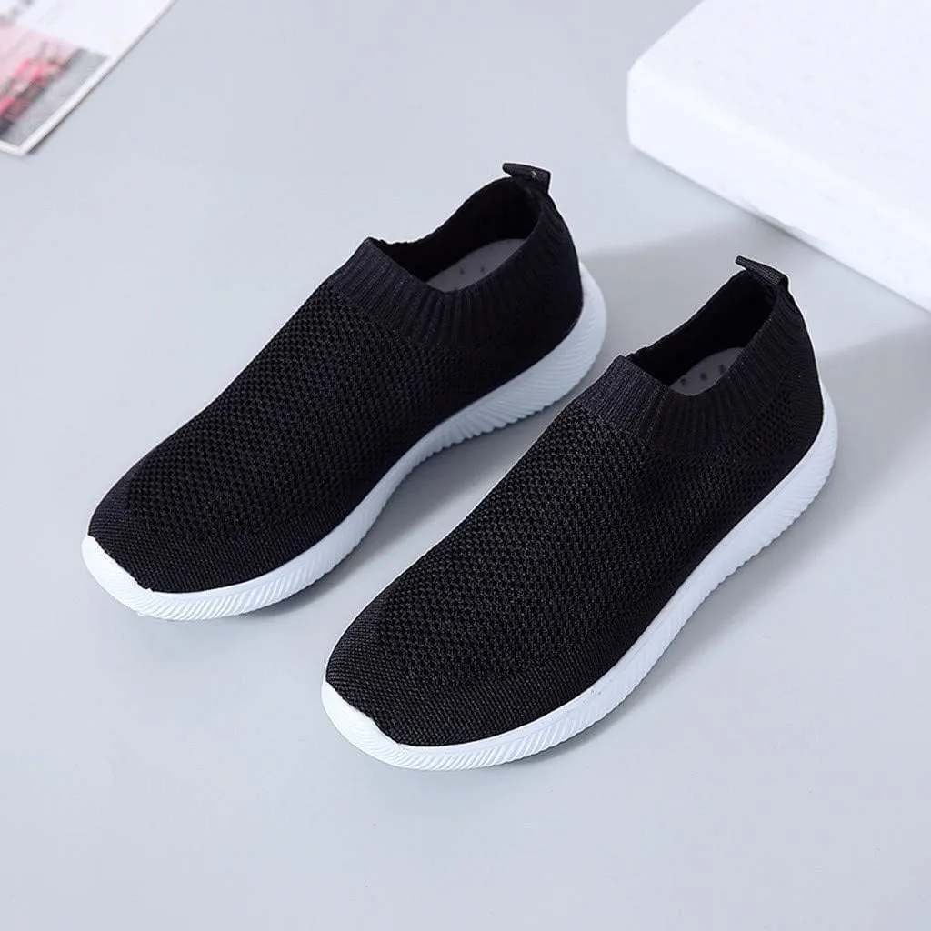 Women's Fashion Sneaker Non Slip Breathable Lightweight Comfortable Lace Up Slip On Tennis Shoes Arch Support Loafers Shoes for Women Waterproof Sneakers Women