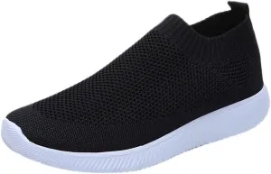 Women's Fashion Sneaker Non Slip Breathable Lightweight Comfortable Lace Up Slip On Tennis Shoes Arch Support Loafers Shoes for Women Waterproof Sneakers Women