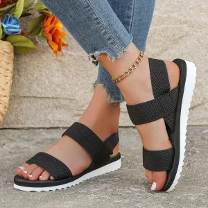 Women's Fashion Trend Anti-Slip Comfortable Flat Sandals