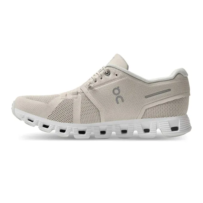Women's On Running Cloud #5 Pearl/White