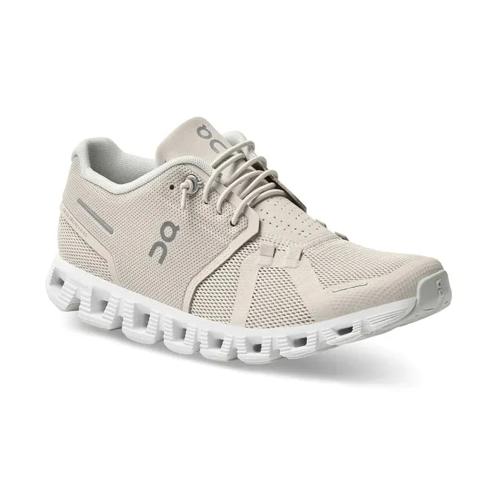 Women's On Running Cloud #5 Pearl/White
