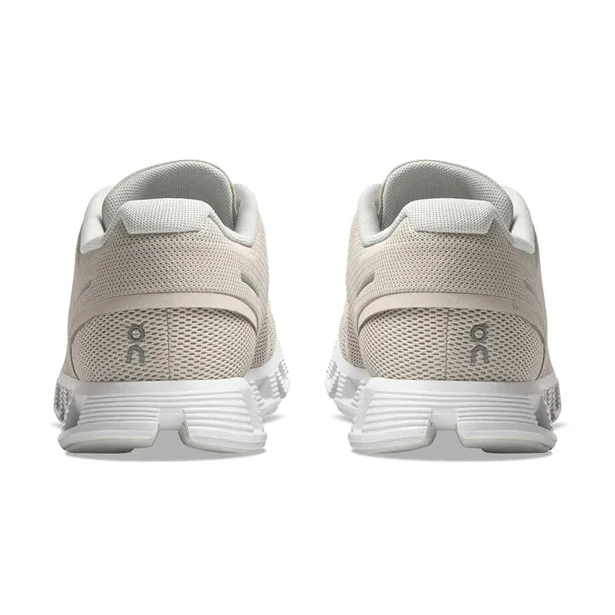 Women's On Running Cloud #5 Pearl/White