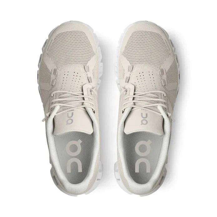 Women's On Running Cloud #5 Pearl/White