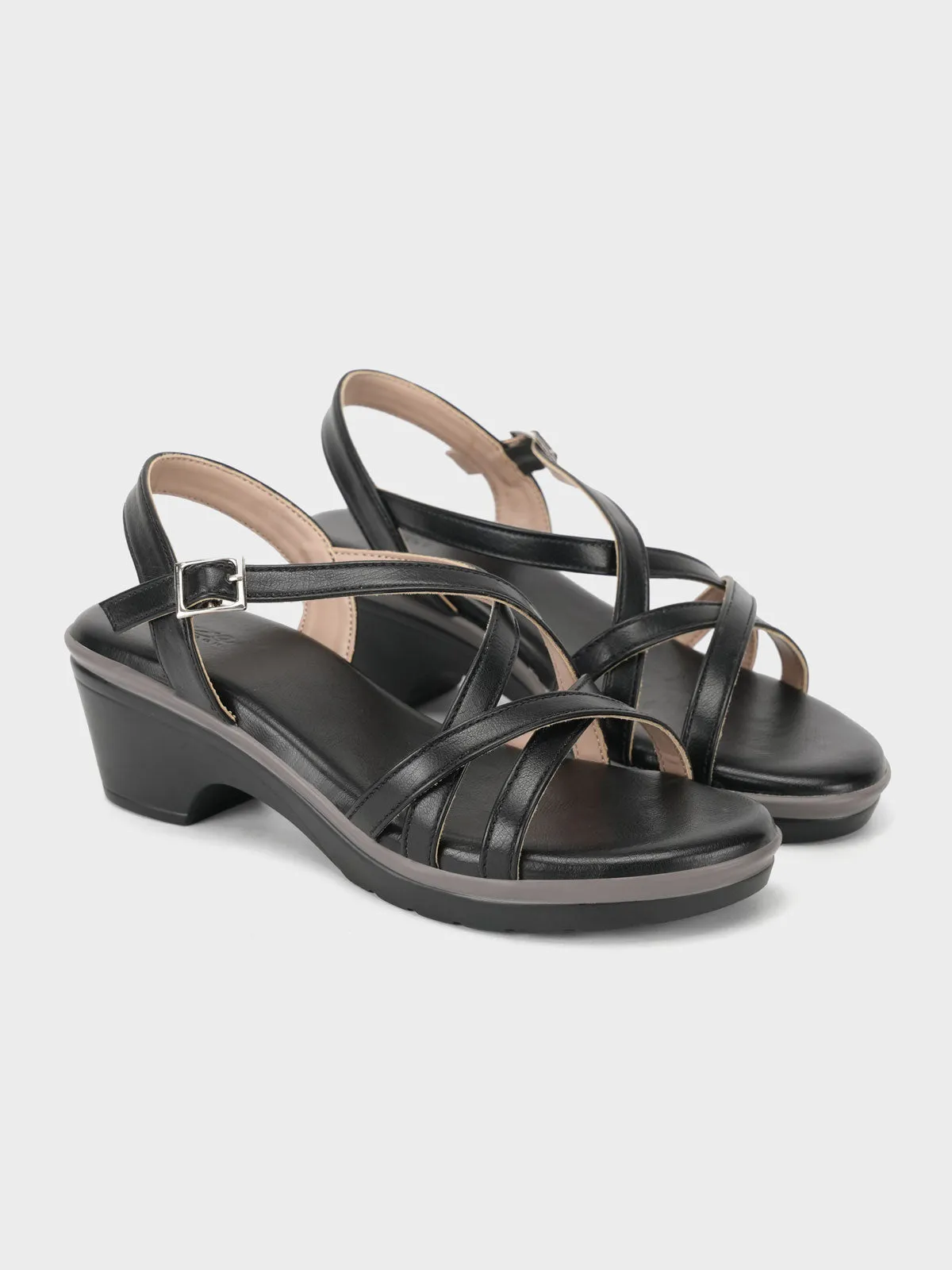 Women's "TADEO" Crossover Strap Casual Sandals